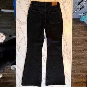 Madewell The Perfect Vintage Flare Jean - Size 24 - Black